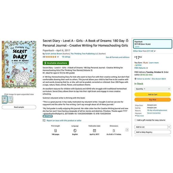 New The Thinking Tree Secret Diary A Book of Dreams Personal Journal Workbook - Picture 5 of 6